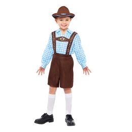 Oktoberfest Blå Barn Karnevalskostyme