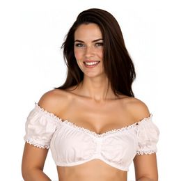 Oktoberfest Dirndl Blus Vit