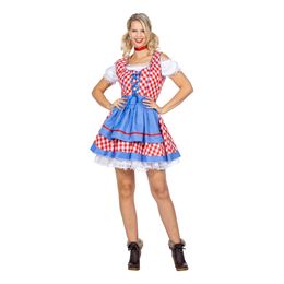 Oktoberfest Dirndl Rutig Maskeraddräkt