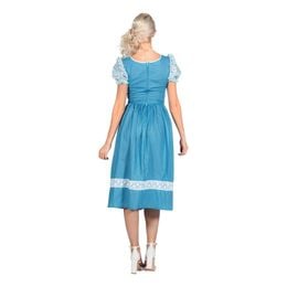 Lysbildefremvisning - Oktoberfest Kjole Blå Karnevalskostyme