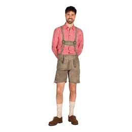 Oktoberfest Lederhosen Shorts Deluxe Beige