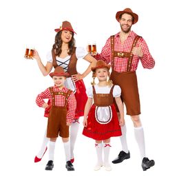 Bildspel - Oktoberfest Röd Barn Maskeraddräkt