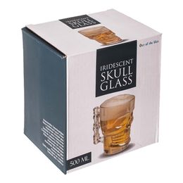 Bildspel - Ölglas Dödskalle Färgskimrande