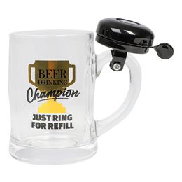 Ölglas med Ringklocka