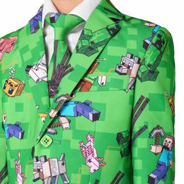 Bildspel - OppoSuits Boys Minecraft Kostym