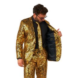 Lysbildefremvisning - OppoSuits Golden Geo Star Jakkesæt