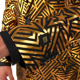 Lysbildefremvisning - OppoSuits Golden Geo Star Jakkesæt