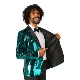Bildspel - OppoSuits Paljettkavaj Briliant Grön