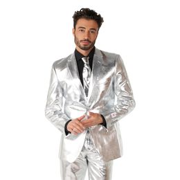 Lysbildefremvisning - OppoSuits Shiny Silver Dress