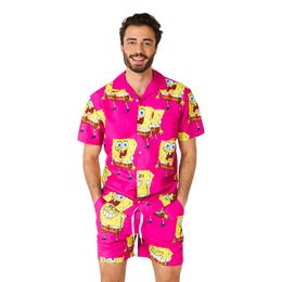 Bildspel - OppoSuits Svampbob Fyrkant Pink Shorts Kostym