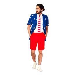 OppoSuits Stars & Stripes Shorts Jakkesæt