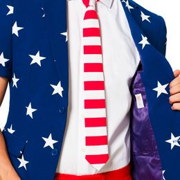 Lysbildefremvisning - OppoSuits Stars & Stripes Shorts Jakkesæt