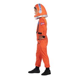 Lysbildefremvisning - Orange Rumdragt Børnekostume