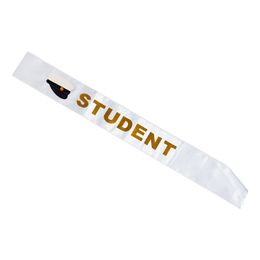 Ordensband Student Guld Metallic