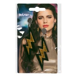 Bildspel - Örhängen Blixtar Guld Glitter