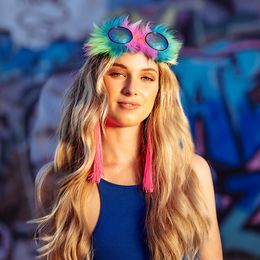 Bildspel - Örhängen Festival Neongul