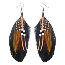 Örhängen med Fjädrar