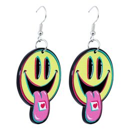 Bildspel - Örhängen Psykedeliska Smileys