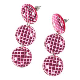 Øreringe Lyserøde Diskokugler