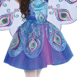 Lysbildefremvisning - Påfuglekjole Børnekostume