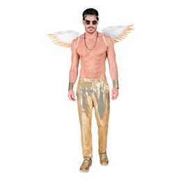 Lysbildefremvisning - Pailletbukser Herre Guld