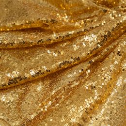 Lysbildefremvisning - Paljettduk Rund Gull