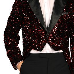 Bildspel - Paljettfrack Herr Svart/Röd Deluxe