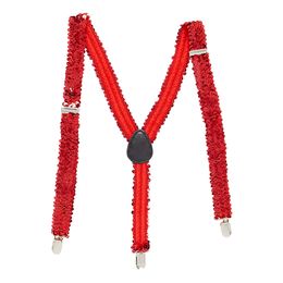 Paljetthängslen Röda