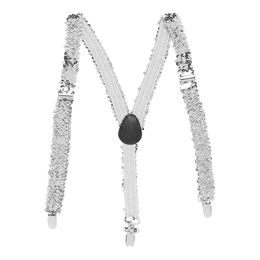 Paljetthängslen Silver