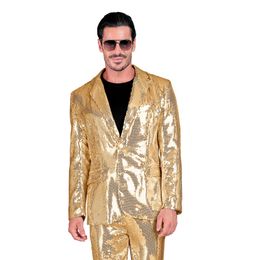 Lysbildefremvisning - Paljettjakke Gull Herre