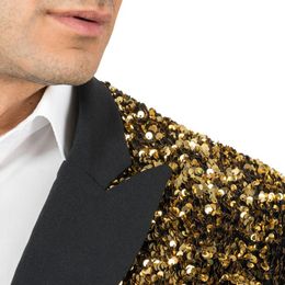 Bildspel - Paljettkavaj Herr Guld