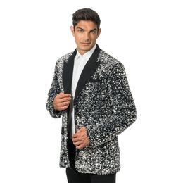 Paljettkavaj Herr Silver