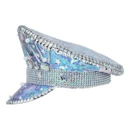 Lysbildefremvisning - Blå Palietkasket med Perler