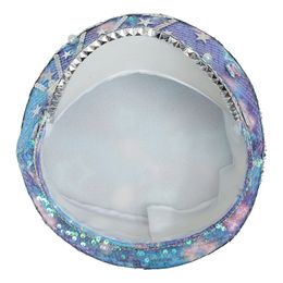 Lysbildefremvisning - Blå Palietkasket med Perler