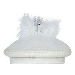 Lysbildefremvisning - Palietkasket Bride med Fjer