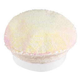 Lysbildefremvisning - Paljetkasket Flerfarvet Hvid/Perlemor med Juveler