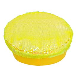 Lysbildefremvisning-Paljettcaps Gul-1