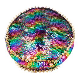 Lysbildefremvisning - Palietkasket med Nitter Regnbuefarvet