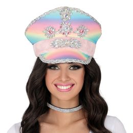 Paljettkeps Multi med Band