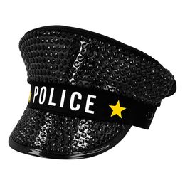 Paljettkeps Polis Sparkle