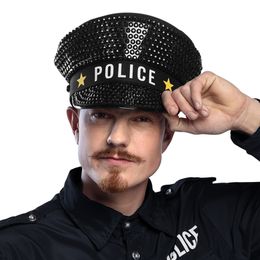 Bildspel - Paljettkeps Polis Sparkle