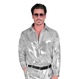 Bildspel - Paljettskjorta Herr Silver