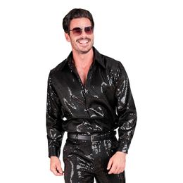 Bildspel - Paljettskjorta Herr Svart