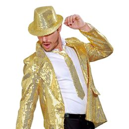 Bildspel - Paljettslips Guld