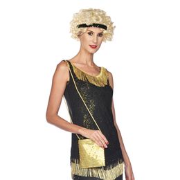 Bildspel - Paljettväska Guld