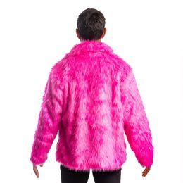 Bildspel - Pälsjacka Mörkrosa