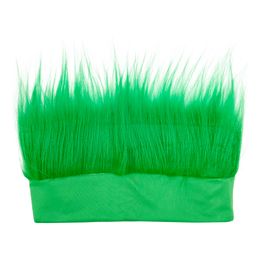 Pandebånd Med Hår Neongrøn