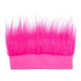 Pandebånd Med Hår Neonpink