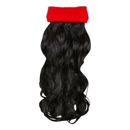 Bildspel - Pannband med Svart Lockigt Hår