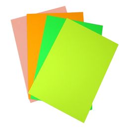 Papper Neonfärgade